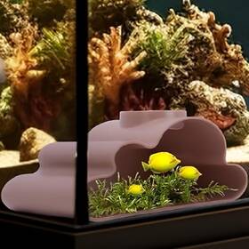 Cplike 445050360323 Reptile Hide Cave For Snakes And Geckos Corner Underground Viewing Hideout With