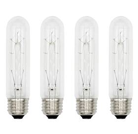25t10 Creative Hobbies 617237785053 308 Pack Of 4 25t10/cl - 25 Watt T10 Clear Tubular 12