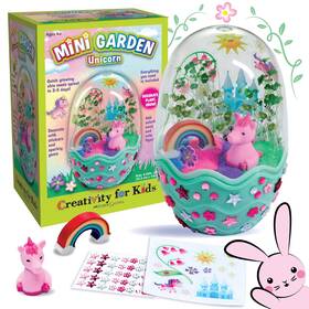 Creativity For Kids 092633314029 Mini Garden Magical Unicorn Terrarium Kit - Gifts Girls Craf