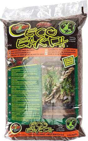 Croci 313038619671 Zoo Med Eco Earth Loose Coconut Fiber Substrate 8 Quarts