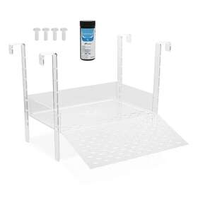Crown X Starr 195893955794 Extra Large Wide Hanging Turtle Basking Platform - 17 Inch X16 Aquatic Reptile Ra