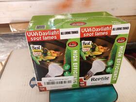 Cullen 970772112215 Maclanzoo Uva Daylight Spot Lamp Reptile Light R80 75w 2 Pack New