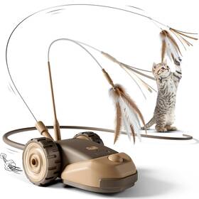 Pt2029 Cyros 3-in-1 Interactive Cat Toy - 2-speed Automatic Moving Mouse Toys Se