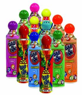 Ic1doa5 Dab-o-ink One Dozen 1.5oz Mini Tip Assorted Bingo Dauber