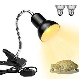 Dallfoll 762409538064 Reptile Heat Lamps Turtle Lamp Uva/uvb Aquarium Tank Heating Wi