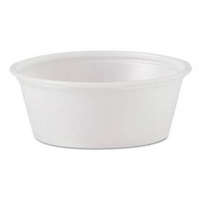 P150n Dart 1.5 Oz. Polystyrene Portion Cups - Translucent 2500/carton