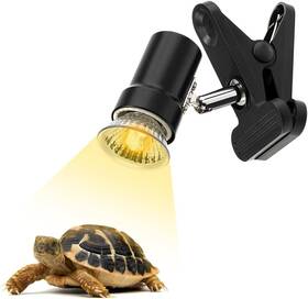Datoo 705353136191 Reptile Heat Lamp Rotatable Turtle Heating Light With 50w Uva Uvb Bulb Simu