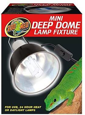 100w Dbdpet 643570496882 S Bundle With Zoomed Mini Deep Dome Reptile Light Fixture - Maximum I