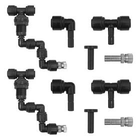 Xzpwt01 Deeledm 2 Pack Reptile Mister Nozzles 1/4ftft Misting Adjustable Rept