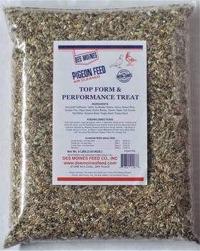 Dsmpf-pgntfp-a8 Des Moines Pigeon Feed Top Form And Performance Treat 18% 8 Lbsf