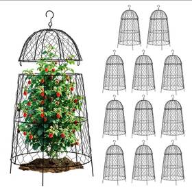 Xst-002 Dfjfiff 12pcs Garden Cloche For Plants 20 12.6in Large Size Plant Cages Outdoor