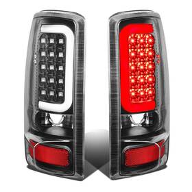 Tl-gmcde00-led-3d-bk-cl Dna Motoring 1 Pair Of Led 3d Tail Light Assembly Dr