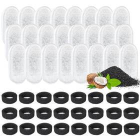 Dooob 975681804381 Cat Water Fountain Filters 48 Pack Filter