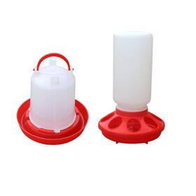 Doublewood 707025128794 Feeder And Waterer Combo Chicken Chick Poultry Plastic Container Ch