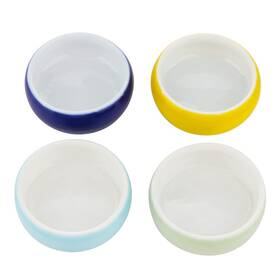 Dqitj 740379830074 4 Pcs Hermit Crab Colorful Food Bowl Tarantula Water Spider Micro Cerami
