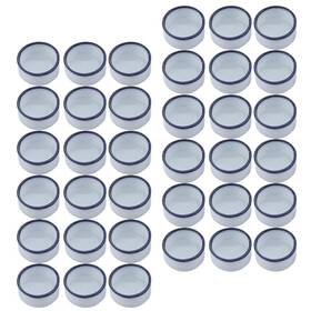 Sb-q378 Dqitj 36 Pcs Spider Micro Water Bowl Mini Ceramic Dish For Tarantula Millipe