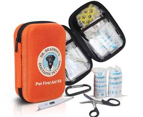 0612464 Dr. Brahmsys Pet First Aid Kit For Dogs A Dog Emergency That Is Perfect