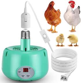 200w Dreyoo -lamps-11 Reptile Heat Lamp Chicken Coop E26 Bulb Light Digital Pet Dog Amphibian