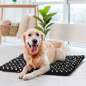 Dulrlly 757994881299 Pet Heating Pad For Dogs And Cats Adjustable Warming Mat With 3 Levels Tempe