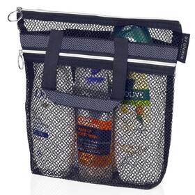 Dv Lifestyle 745011013392 Mesh Shower Bag 10.2x9.9ftft Quick-dry Caddy With Zipper And 2 Pocke