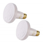 E26yx150w-2w Crlight Ceramic Infrared Heat Lamp Thicker Version White Round