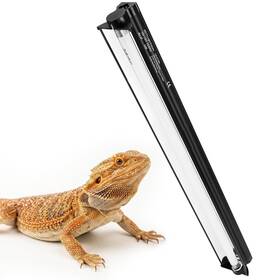 Nj-37 Eckpo T5 Ho Uvb Reptile Light Kit 22.6 Inch Fixture With 14w 10.0 Tube Suitable F