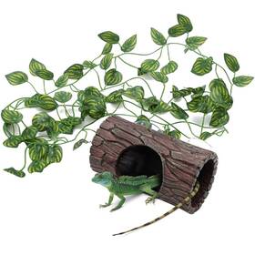 Eg-reptile-1 Eellao Reptile Tank Accessories Leopard Gecko Terrarium Decoratio