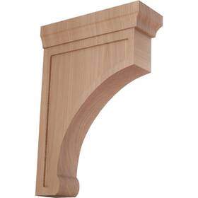 Bktw02x07x10goch Ekena Millwork Large Gomez Wood Brackets 2 1/2 Inch W X 7 D