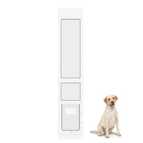Elevon 810177850021 Dog Door For Sliding Glass Doggie Insert With Magnetic Clos