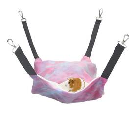 Emours 713289644963 Ferret Cozy Warm Hammock Chinchilla Hanging Cage Bed Fleece Hideout Sleeper F