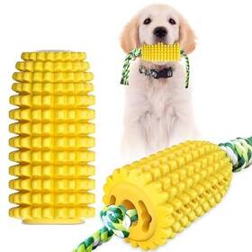 Enzzroa 502157371843 Interactive Dog Chew Toys For Aggressive Chewers - Durable Corn Rubber Toy Fo