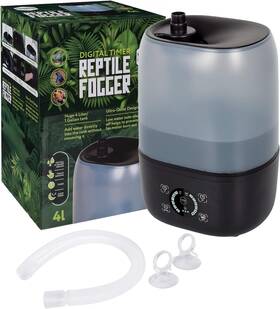 Evergreen Pet Supplies 445005756737 Reptile Humidifier/fogger - 4l Tank Digital Timer Add Water From Top