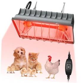 Xp-jsjrd-1 Evjeal Chicken Coop Heat Lamp For Dog Kennel Cat Bed Reptiles And Incubators - 250w