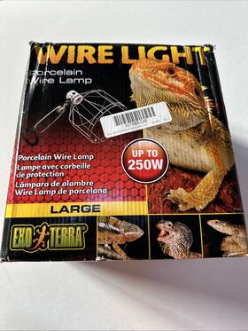 Exo Terra 015561220620 Wire Light - Large 250 Watt