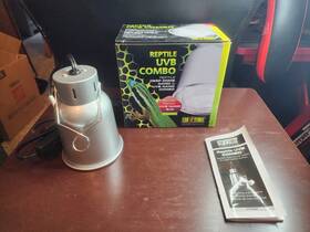 Exo Terra 015561223645 Deep Dome Nano Fixture No Bulb Included Used