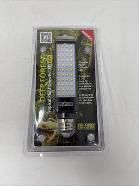 Pt2409 Exo Terra 015561224093 Deep Forest Led 8w 4500k Reptile Terrarium Screw Lighting Bulb