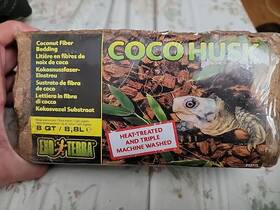 Exo Terra 015561227759 Coco Husk Premium Reptile Bedding Brick 8 Quart Free Shipping