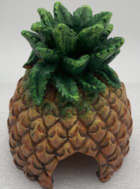 Exo Terra 015561231602 Reptile Hide Pineapple Snakes Lizards Frogs Hermit Crabs Exotic Pets