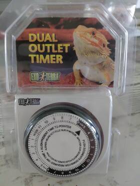 A3890p Exo Terra Dual Timer Reptile Terrarium Day Night Lighting Controller