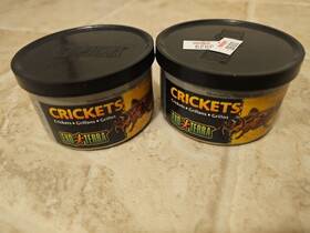 Pt-1960 Exo Terra Crickets - 1.2 Oz Grillons Grillos 2027 Lot Of 2 Cans