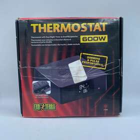 Pt2454 Exo Terra Thermostat 600w With Day And Night Timer For Reptile Terrariums
