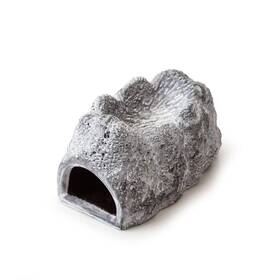 Pt3171 Exo Terra Wet Rock Moisture Retaining Ceramic Reptile Cave Small