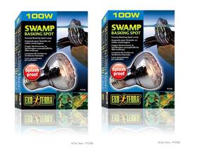 Pt3782 Exo Terra 108894-2pack Swamp Bask Bulb 100wt Pt3782 Exo Terra 108894-2pack Swamp Bask Bulb 100wt