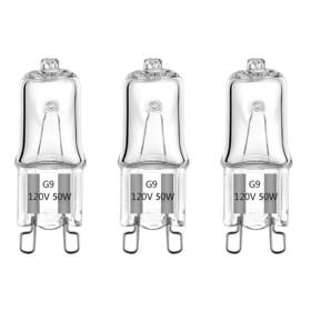 Exorepti 764690277738 3 Pack Uva Uvb Reptile Light Halogen Bulbs Beads Heat Lamp 50 Watt Clear
