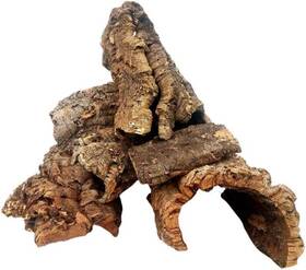 Ez Botanicals 195993047863 Virgin Cork Bark - For Orchids Airplants Reptiles And Terrariums 8 Ounces Brown