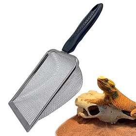Falltail 717162569343 Stainless Steel Reptile Sand Substrate Scoop Shovel Sifter Fine Mesh