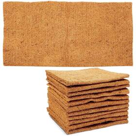 Farmlyn Creek 194425301351 Coco Fiber Substrate Mats For Small Pets Natural Coir 10 X 20 In 12 Pack