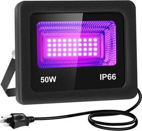 Fb-30o Fastdeng Black Lights For Glow Party - 50w Led Flood Light 1pack