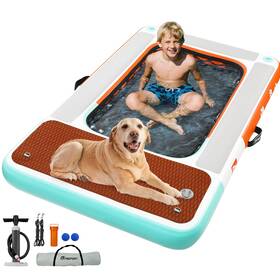 Gpb-01-1.4m Fbsport Dog Pool Float Inflatable For Lakes Boats And Sea Non-slip
