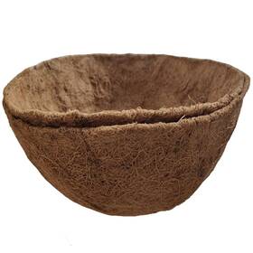Co000 Fdgarden 2pcs Hanging Basket Liners Coco Liner 10 Inch Round Coconut Coir For P